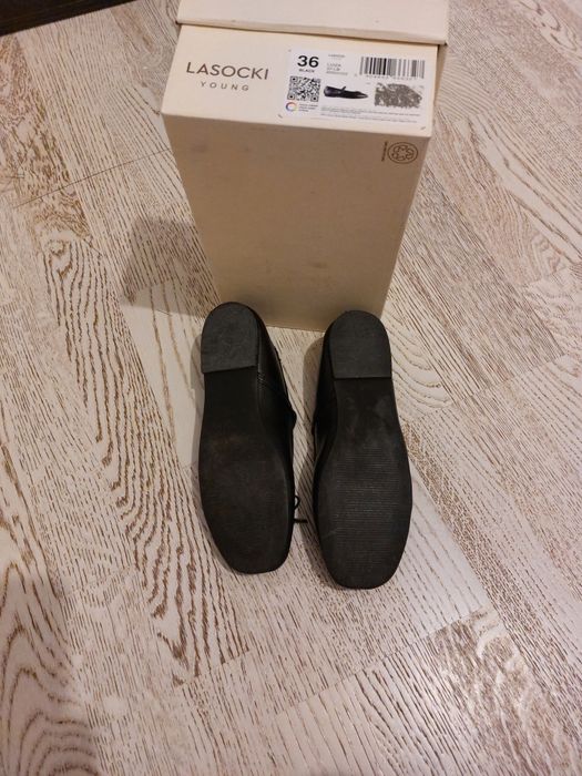 Balerini pantofi fete Lasocki negri mar 36