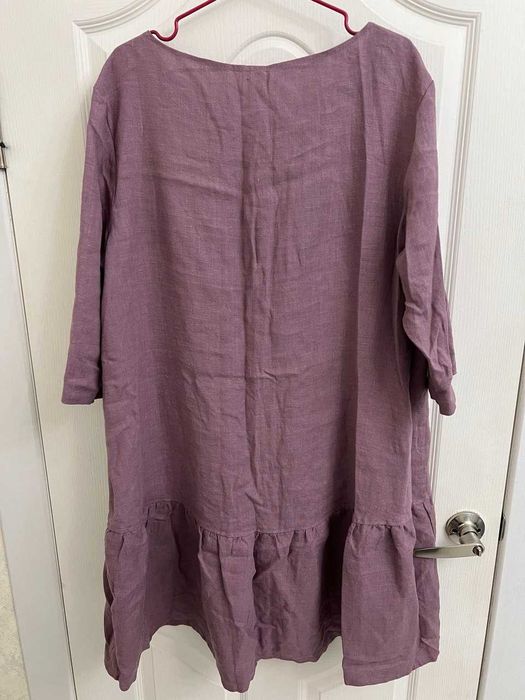 Новые Комбинезон и платье Annyway, размер 54/58, лён 100%