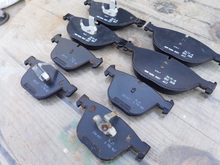 Set placute frana fata + spate originale BMW seria 5, 6 ,7, Noi