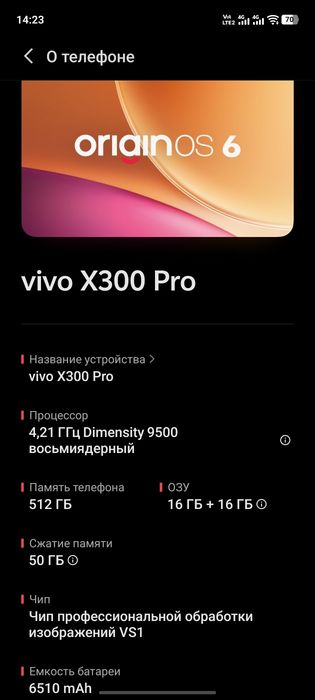 Vivo X300 Pro глобальная версия