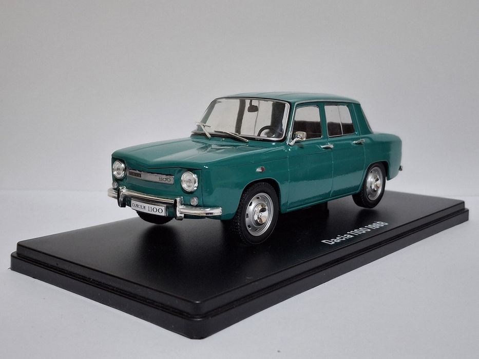 macheta dacia 1100 1:24 verde 57 hachette