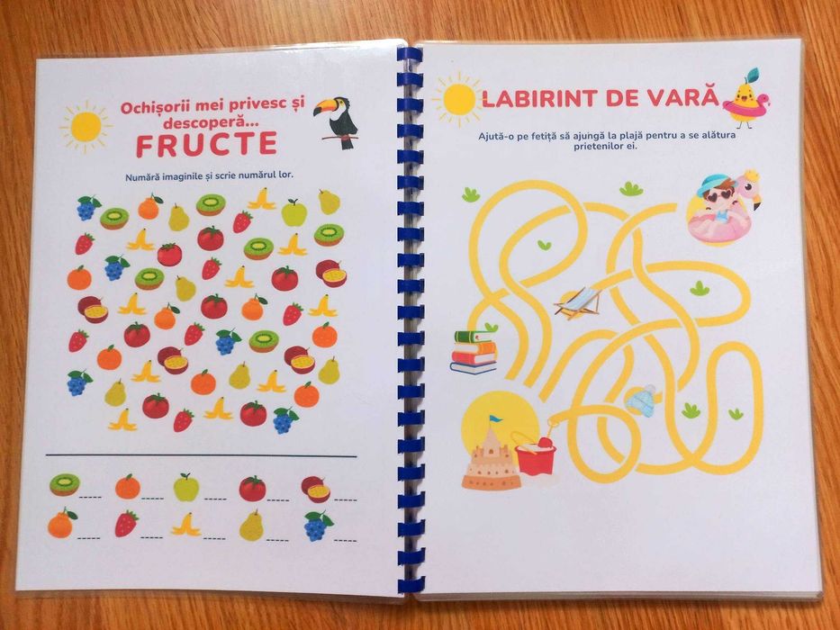 caiet de lucru plastificat
