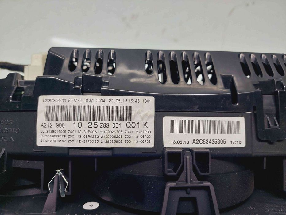 Ceas bord Mercedes Clasa E (W212) Facelift AMG [Fabr 2009-2016] A2129