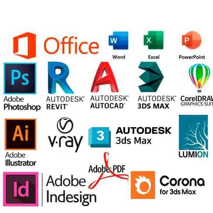 Установка Программ Autocad Автокад CorelDraw Windows Office Photoshop