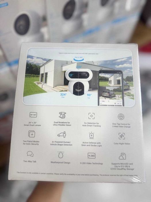 Ezviz камера CS-H90 Dual  (4MP+4MP) Wi-Fi