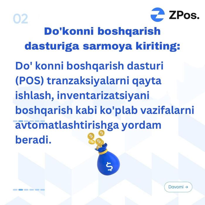 POS dastur | Magazin,Cafe, Dorixona,Hoztavar,ombor uchun | ZPOS

Tavsi