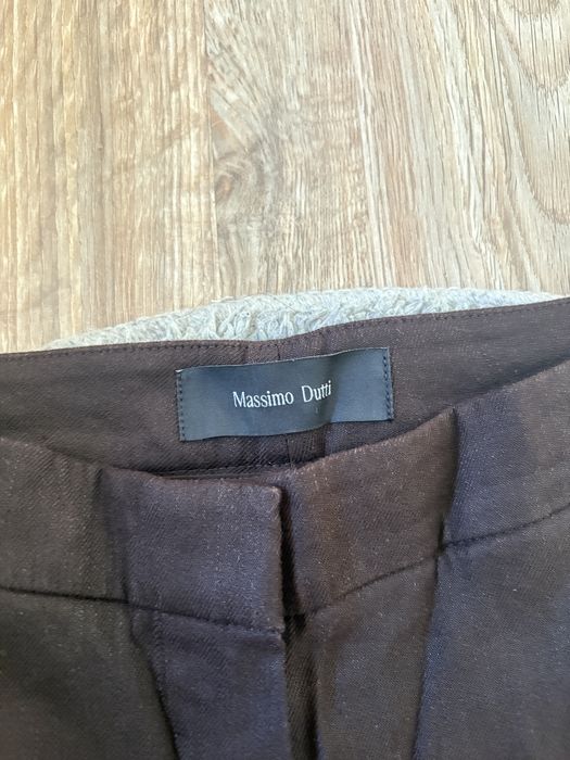 Дамски черен панталон Massimo Dutti