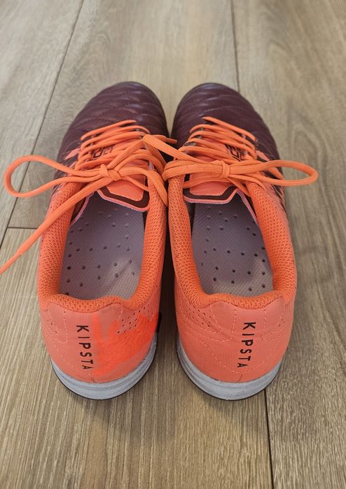 Ghete fotbal fete mar. 38 cu crampoane Kipsta Agility (Decathlon)