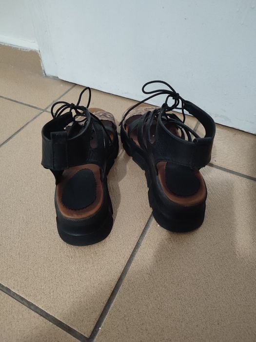 Дамски сандали естествена кожа