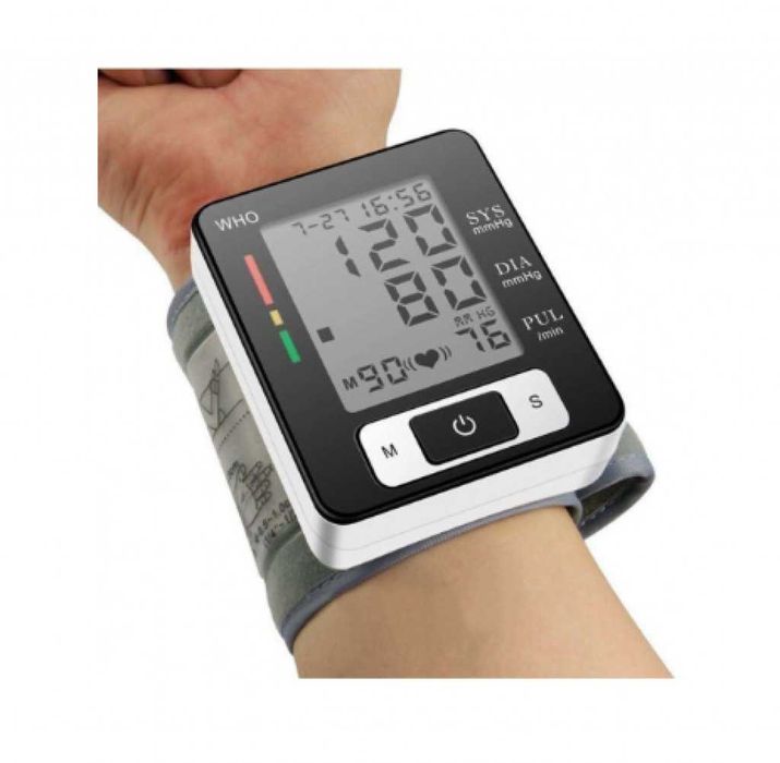 Апарат за кръвно налягане UKC BLPM-29, За китка, LCD дисплей