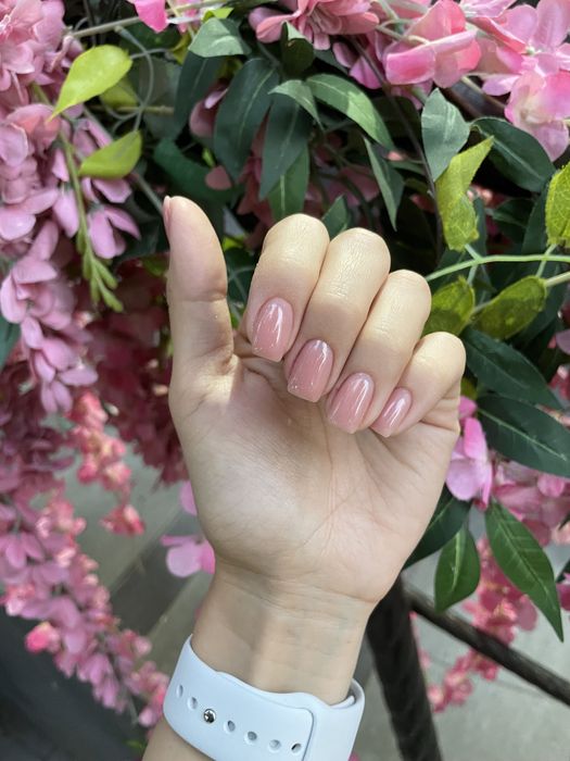 Маникюр с гель покрытием