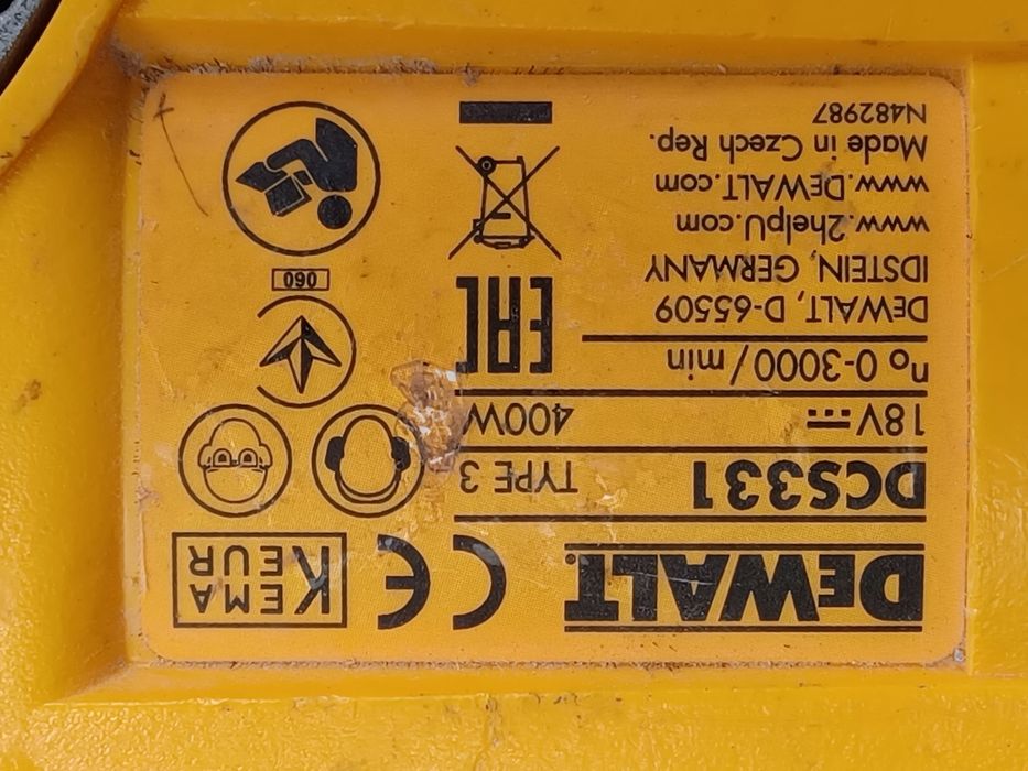Pendular DEWALT DCS 331 original , made CEHIA