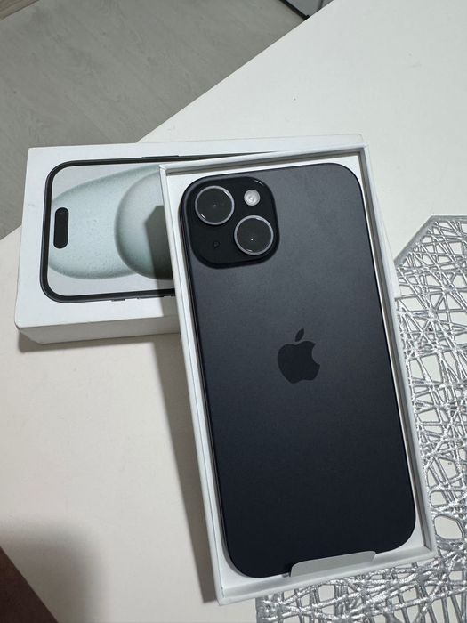 Iphone 15 black 128gb NOU 0 incarcari