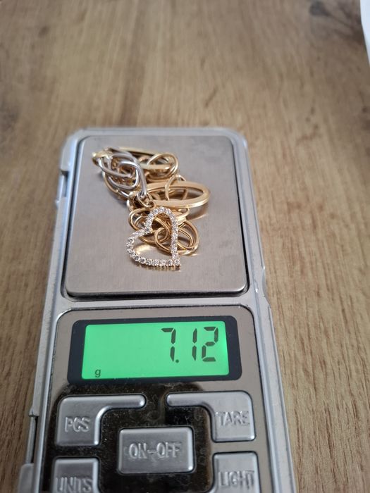 Златно колие + златна гривна. 14 карата