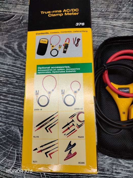 Измерительный прибор FLUKE 376 cn клеши