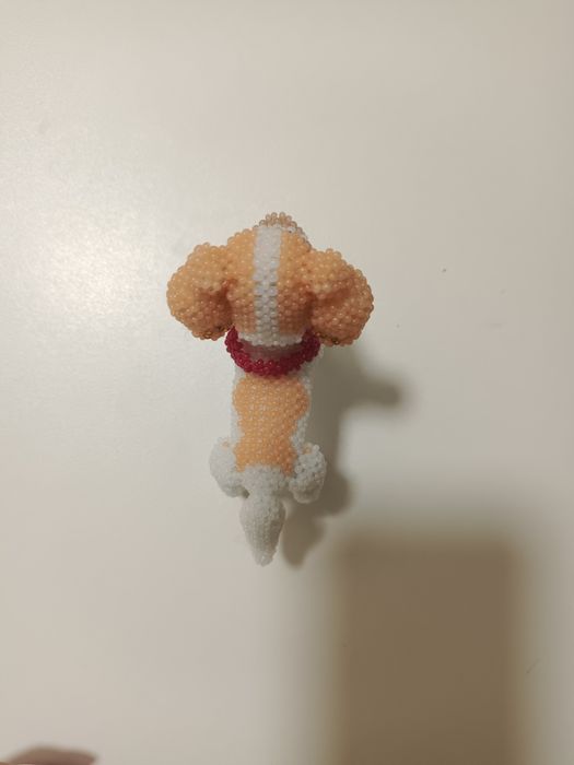 Собака из бисера