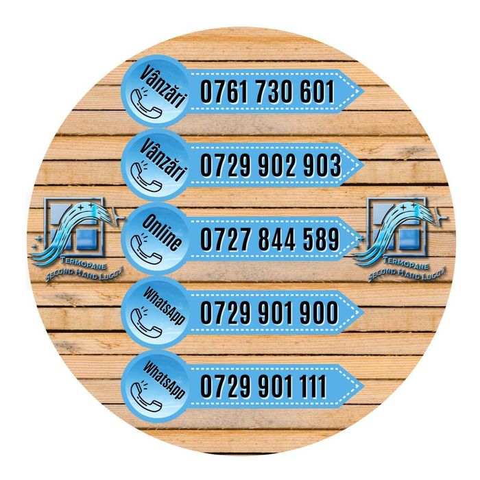 Usi Termopan duble noi de la 1400 lei