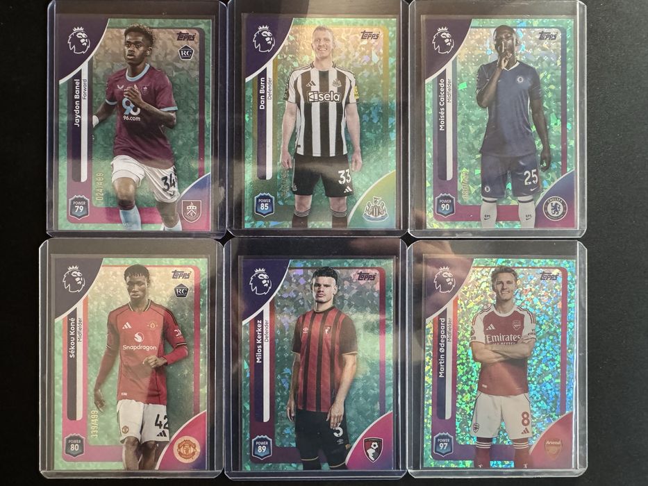 Premier League 25/26 номерирани карти / Gold Vault / Barcola / Messi