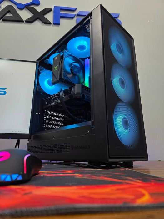 Чисто нов! RTX 5060TI 8GB,Ryzen 7 5700X, 16GB RAM. Геймърски компютър!