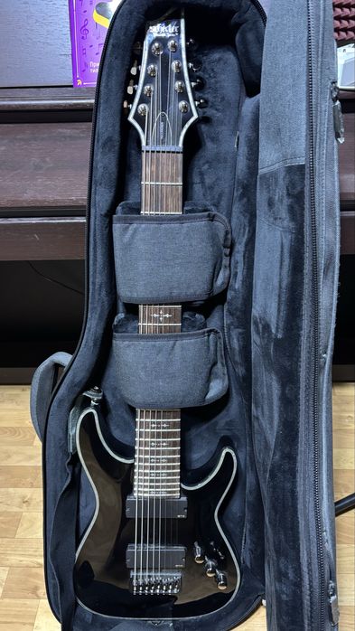 Электрогитара, 8 струн, Schecter HELLRAISER C-8 BLK