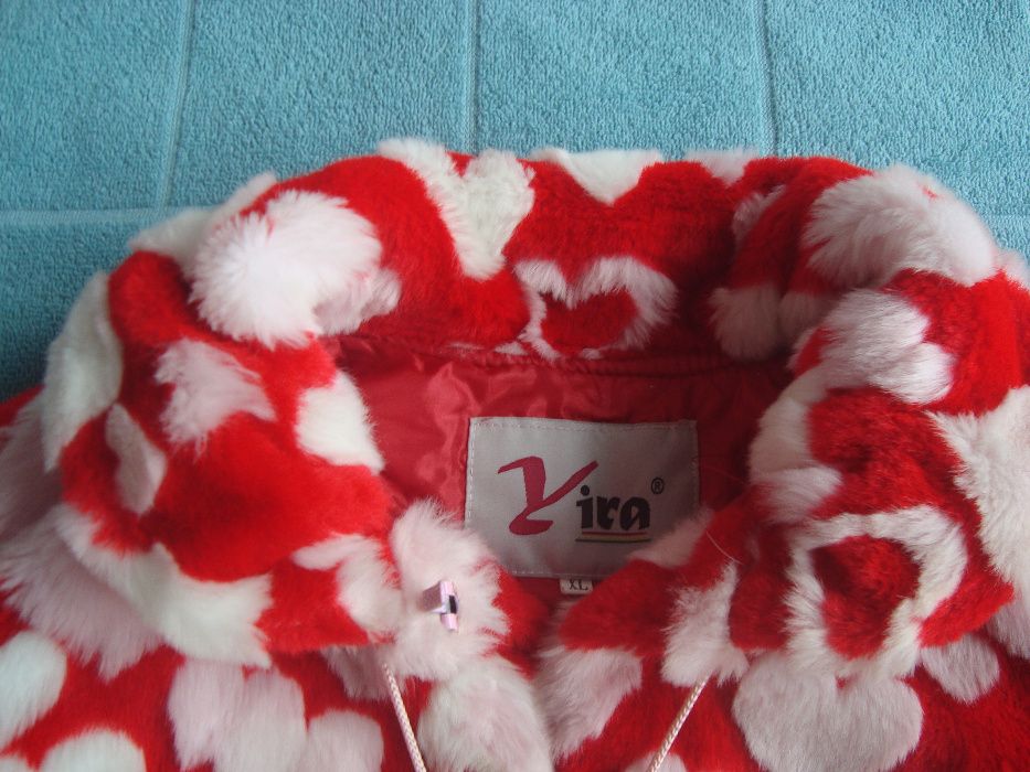 Пухкаво детско палтенце