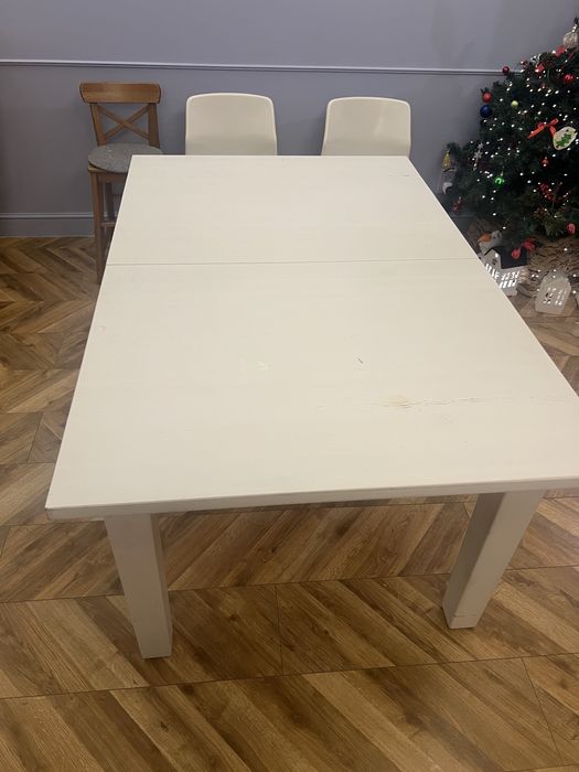 СРОЧНО! Продам раздвижной стол IKEA STORNÄS (белый)