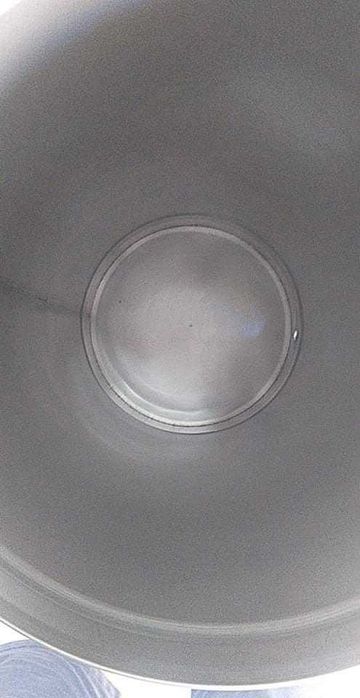 Butoi (cisternă) INOX cu capac flotant 350 L cu camera din silicon