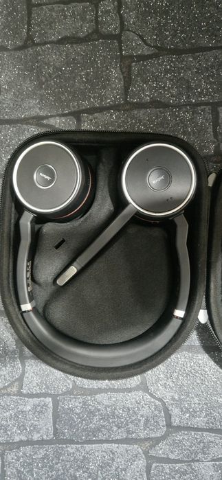 Căști Jabra Evolve 75, ideale pentru apeluri, work from home, birou.