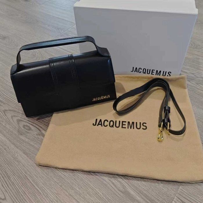 Geantă Jacquemus Le Bambino Neagra din Piele Naturala
