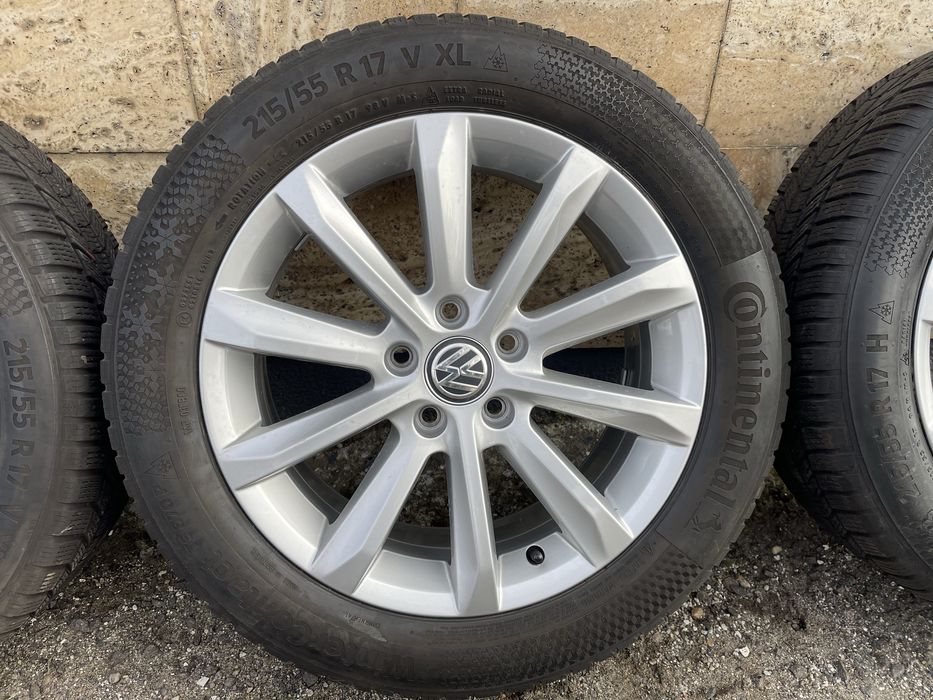 Jante Roți 17 VW Passat B8 Skoda Superb 3 T Roc Anvelope 215 55 R17