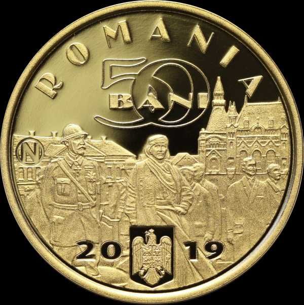 Monede BNR PROOF 50 bani - 2019 si 2021 si Set monetarie leu nou 2005