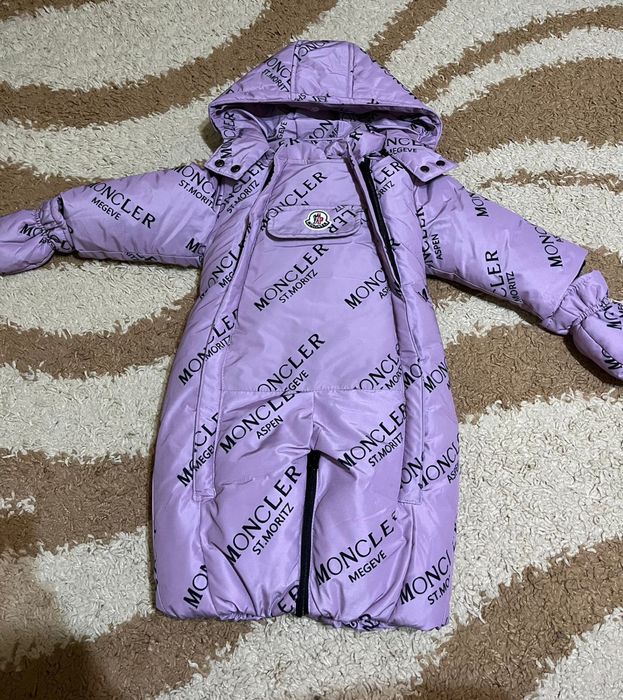 Зимний комбинезон трансформер для девочки