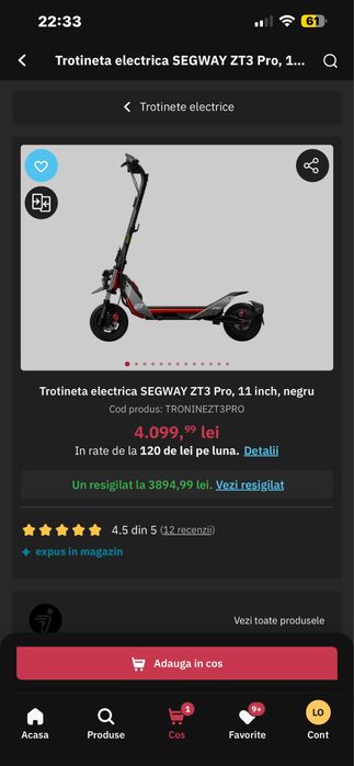 Segway zt 3 pro ca nou urgent