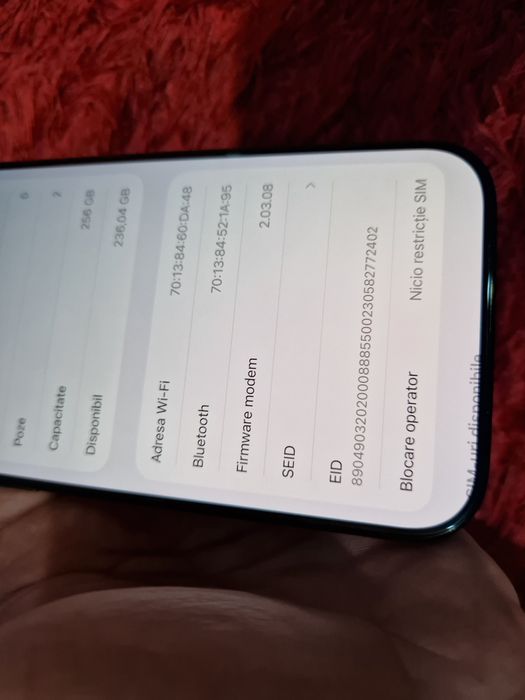 -Iphone 17Air, ca Nou, 256Gb, 12Ram, Black Titanium, ireprosabil, bat-