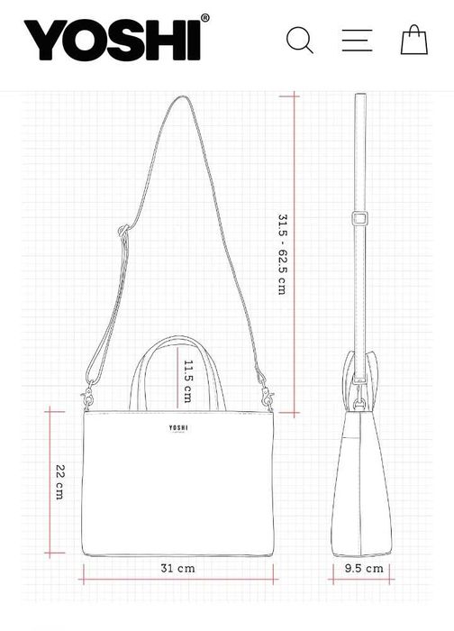 Луксозна дамска кожена чанта Йоши