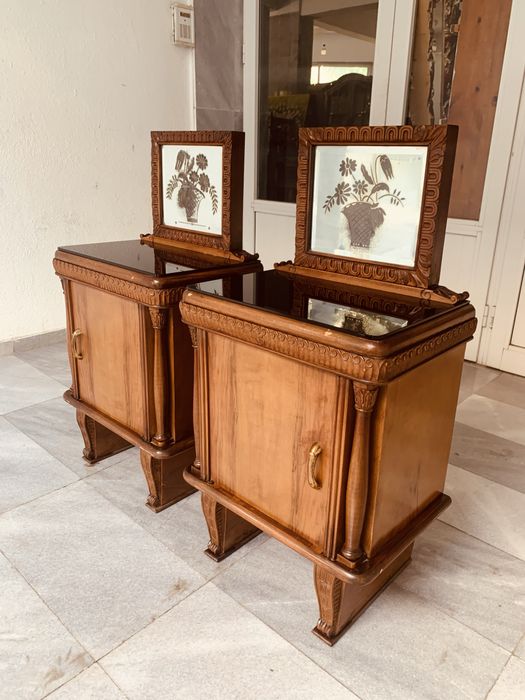 Италиански Арт-Деко шкафчета от 40–50-те години.