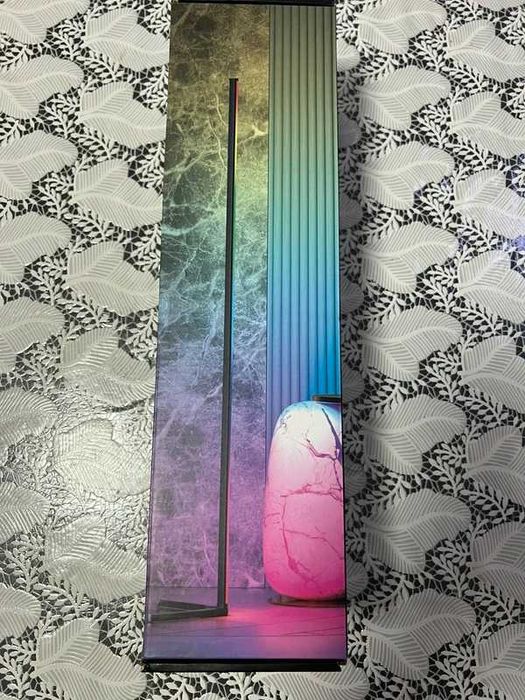 Lampă de podea led rgb miwatt – control app & telecomandă
