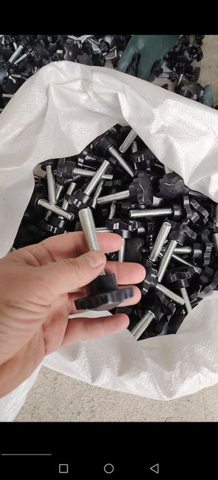 Барашка болт с пластик рукаяткой