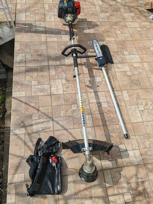 Set Motocoasă pe benzină, Scheppach, multifuncțională, 4 în 1