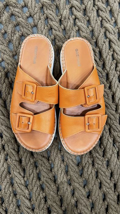 Кожаные шлепки GREYDER 37р