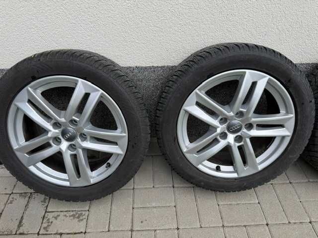 Jante Audi A4,A5,A6 Fara defecte cu anvelope bunede iarna Dunlop