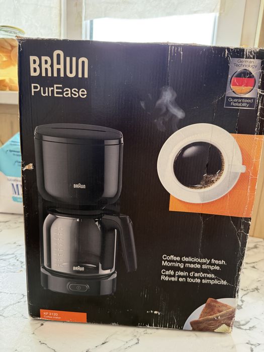 Кофеварка Braun.