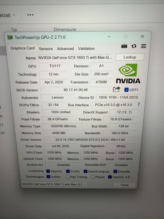 Lenovo X1 Carbon Extreme Gen3 i7 10gen 16g 512g nvme GTX1650ti 4g 15 4k
