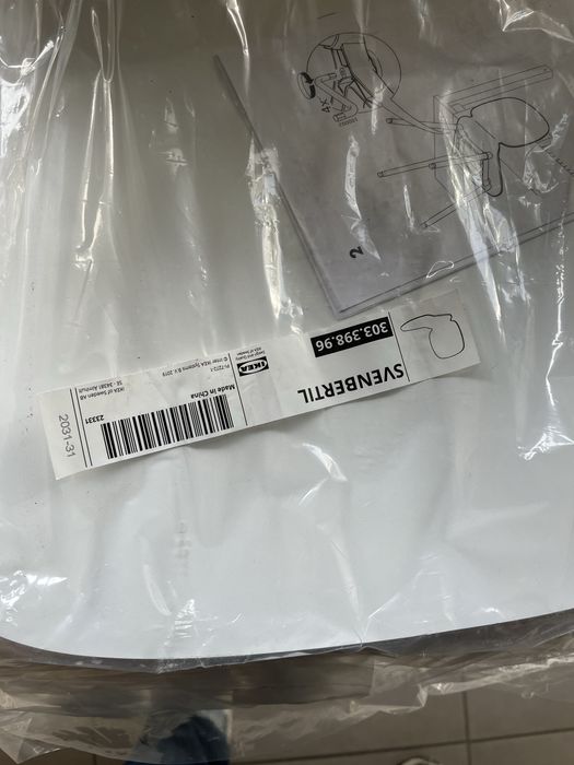 Scaun Suprapozabil Ikea Svenbertil sezut lemn structura metalica