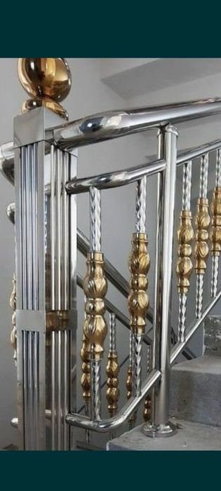 Нержавейка перила решотка аргон сварка