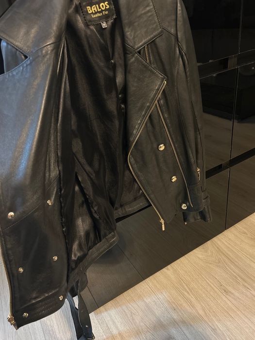 Vand geaca piele neagra