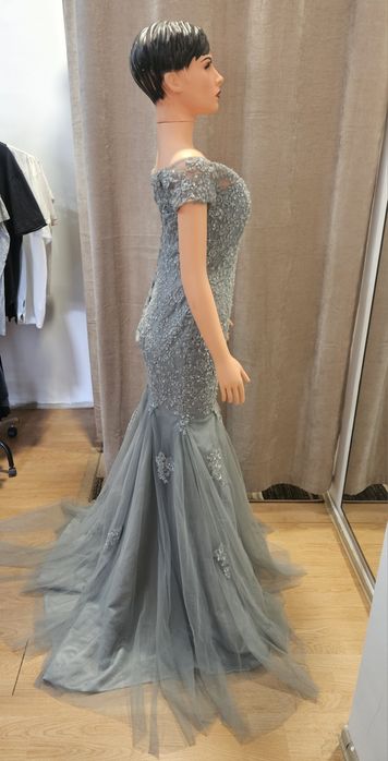 Rochie de mireasă gri, second hand premium