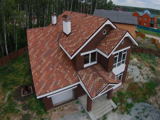 Крыша Гибкая черепица ТЕХНОНИКОЛЬ кровля