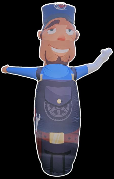 Надуваем , махащ човек реклама