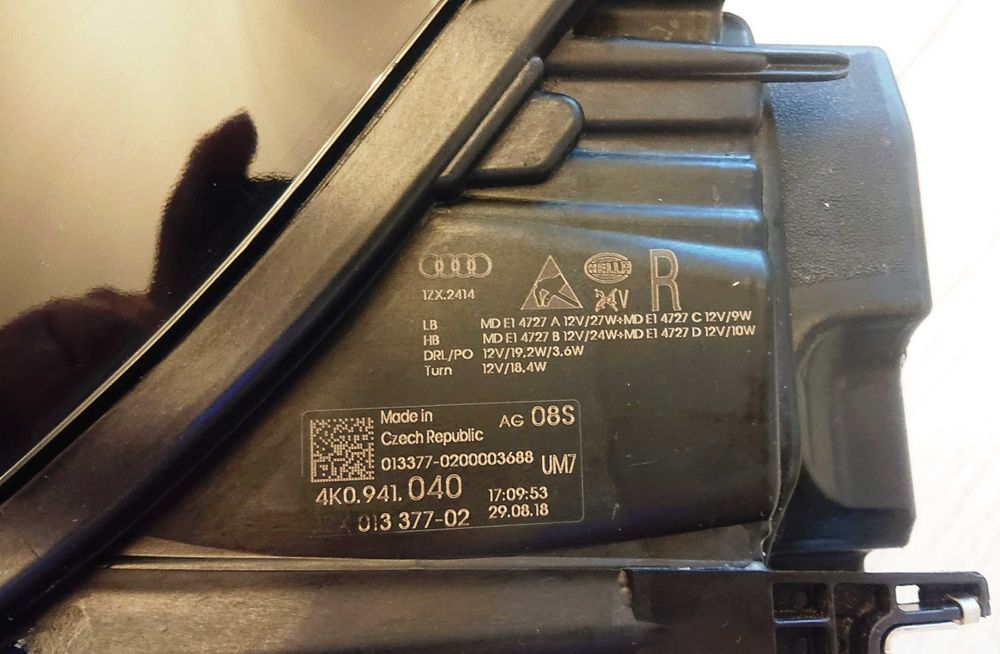 Far Audi A6 S6 C8 4K0 LED MATRIX 4K0941040 4K0941039